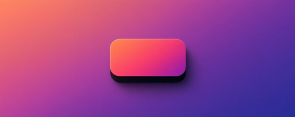 Poster - Rounded rectangle shape floating over gradient background