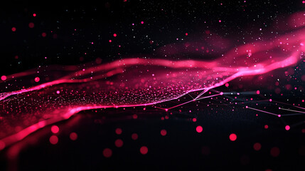 Abstract technology particles mesh background, showcasing digital flow and network connections in a modern and high-tech visual style.
