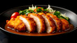 © sornram - Deliciously crispy chicken dish served with fresh vegetables. A perfect combination of flavors for every meal.
