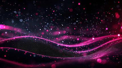 Abstract technology particles mesh background, showcasing digital flow and network connections in a modern and high-tech visual style.
