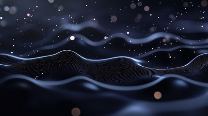 Abstract technology particles mesh background, showcasing digital flow and network connections in a modern and high-tech visual style.
