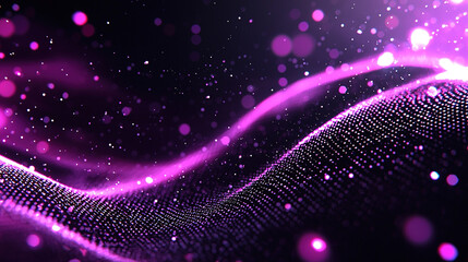 Abstract technology particles mesh background, showcasing digital flow and network connections in a modern and high-tech visual style.
