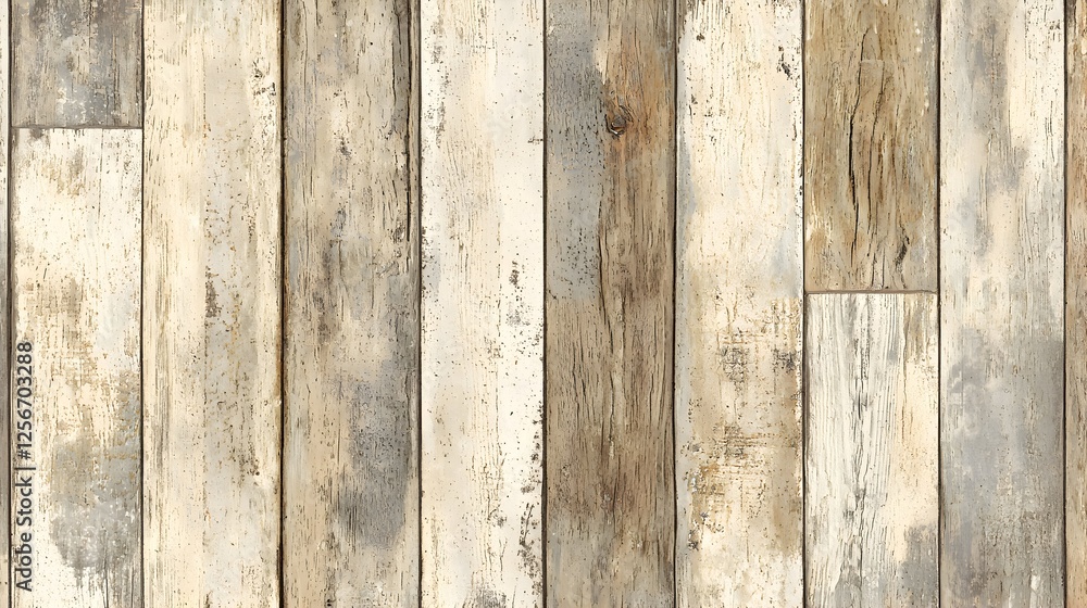 The layout consists of vertical wooden planks, each with distinct grain ...