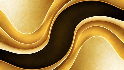 Wall Mural - Minimalist gold abstract gradient background with