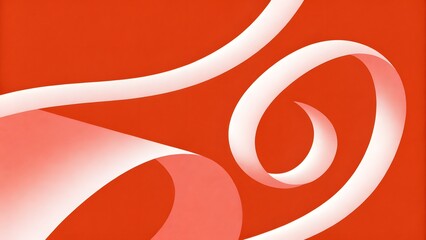 Wall Mural - Minimalist red abstract gradient background with f