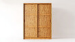 © Winyou - A wooden cabinet with a white background