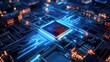 © SepazWorks - Quantum Processor Illuminated by Binary Holographic Standard