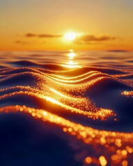Wall Mural - sunset over the sea