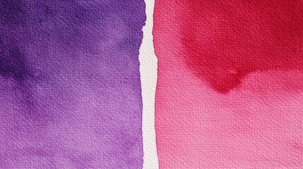 Poster - Purple and red watercolor abstract texture background