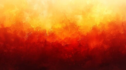 Wall Mural - a vibrant abstract background featuring warm hues of red, orange, and yellow, creating a fiery and d