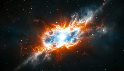 abstract colorful starry night cosmos cloud nebula
