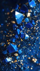 Cobalt particles are displayed in precise detail under a microscope, emphasizing clean research