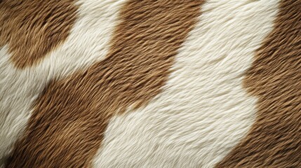 close-up of brown and white animal fur texture.