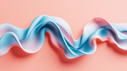 Poster - Abstract geometric shapes in vibrant colors, overlapping and forming a modern, dynamic design with shadows and depth on a minimalist background