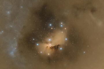 Wall Mural - Orion Nebula Cosmic Dust and Stars. Space exploration, background
