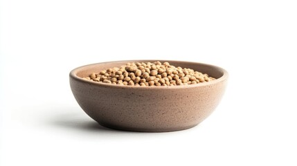 Wall Mural - Light Brown Bowl with Small Seeds