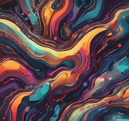 Wall Mural - illustration of abstract technology background.