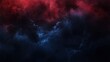 © Selvi - Red and Blue Nebula Cloudscape: Cosmic Dust and Gas Swirl Mysteriously in Deep Space