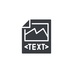 Wall Mural - image seo optimization vector icon