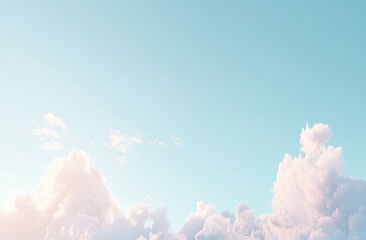 Wall Mural - pastel sky, cloudscape, sunrise, background, design