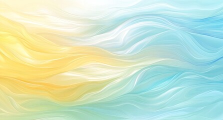 Wall Mural - abstract wavy ocean beach summer design background
