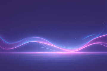 Wall Mural - abstract luminous waveforms background with luminous waveforms and radiant color gradients. emphasiz