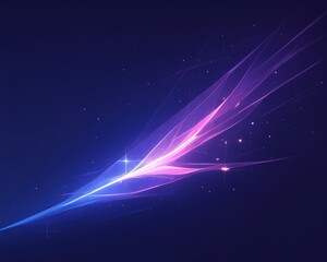 Wall Mural - Abstract neon glow fractals background with neon glow fractals and vibrant light bursts. Emphasizing modern energy and artistic innovation, ideal for high-impact graphics and futuristic designs.