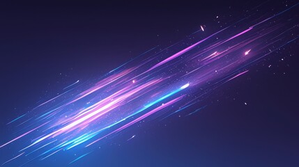 Wall Mural - Abstract neon light streams background with neon light streams and vibrant color gradients. Emphasizing electric energy and artistic flair, ideal for dynamic designs and modern visuals.