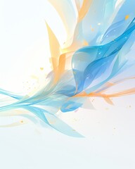 Wall Mural - abstract radiant fluid waves background with radiant fluid waves and luminous color transitions. emp