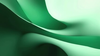 Fototapete - Abstract composition in shades of green showcasing modern design and vibrant colors