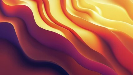 Fototapete - Abstract composition in shades of orange showcasing modern design and vibrant colors