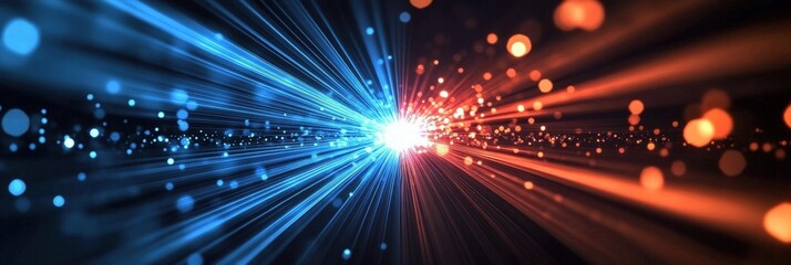 Digital background perfect for tech processes, neural networks, artificial intelligence, data transfer and encryption, digital archives, sound and graphic presentations, science, education, futuristic