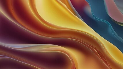 Fototapete - Abstract composition in shades of orange showcasing modern design and vibrant colors