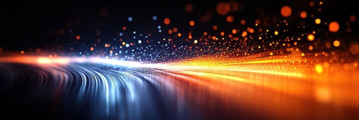Digital background perfect for tech processes, neural networks, artificial intelligence, data transfer and encryption, digital archives, sound and graphic presentations, science, education, futuristic