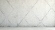 © Jiraporn - A Light Gray Wall with Subtle Diamond Pattern and a Smooth Floor Ideal for Product Displays or Backgrounds