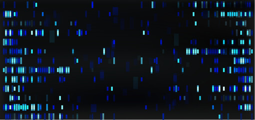 Wall Mural - dna sequence map. genetic pattern background with medical genome research visualization. abstract la