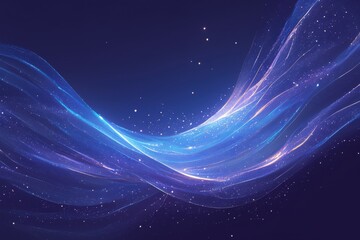 Wall Mural - Abstract tranquil aurora lights background with tranquil aurora lights and soft glowing effects. Emphasizing serene elegance and artistic calm, ideal for soothing designs and refined visuals.