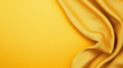 Aufkleber - Yellow silk fabric texture background for design and artistic projects