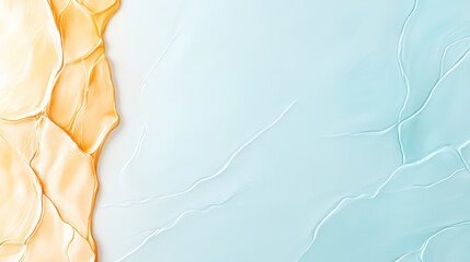 Aufkleber - Textured Abstract Background in Warm Orange and Cool Blue Tones for Design Projects