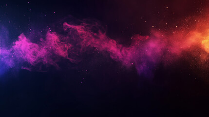 Wall Mural - Background with abstract colorful smoke wave