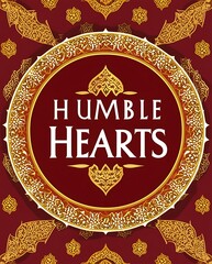 Wall Mural - Humble Hearts Gold Ornate Decorative Book Cover Design