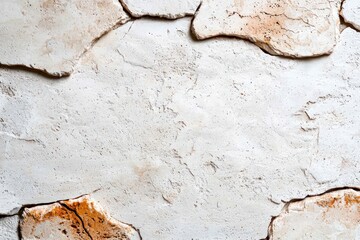 Aufkleber - Textured Natural Stone Wall Surface with Earthy Tones and Unique Patterns for Design Projects