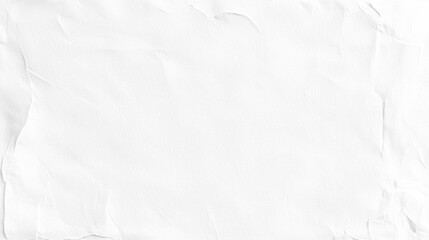 Poster - Crumpled white paper texture background