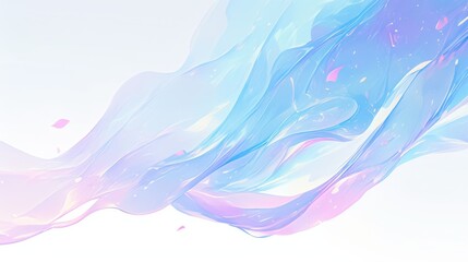Wall Mural - Soft gradient background with pastel colors. Emphasizing calmness and elegance, ideal for web design and presentations.