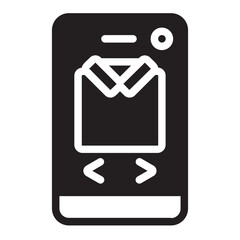 Poster - Online Shop glyph icon