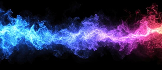 Poster - Abstract Colorful Energy Flow