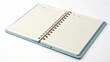 © artisttop - Open Spiral Notebook on White Background