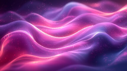 Canvas Print - A neon purple and orange infinity symbol glows, exuding an abstract and futuristic vibe