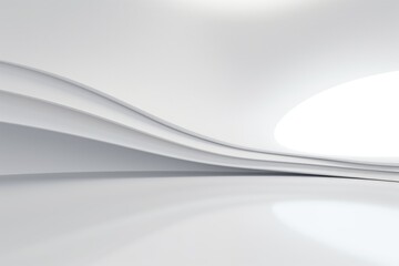 Wall Mural - Free abstract white background minimal futuristic architectural space wallpaper