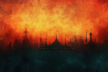 Canvas Print - Carnival Background